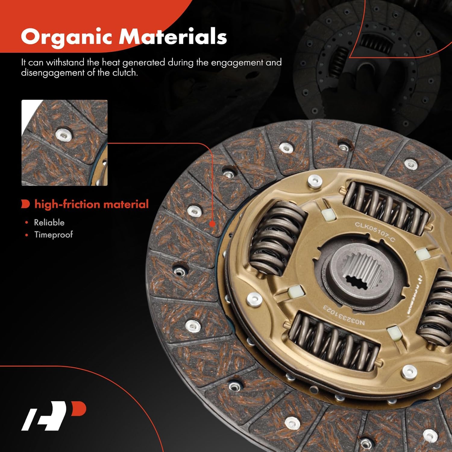 A-Premium Transmission Clutch Kit Set Compatible with Hyundai Accent 2001-2009 & Kia Rio 2006-2009, Rio5 2006-2009, 1.6L