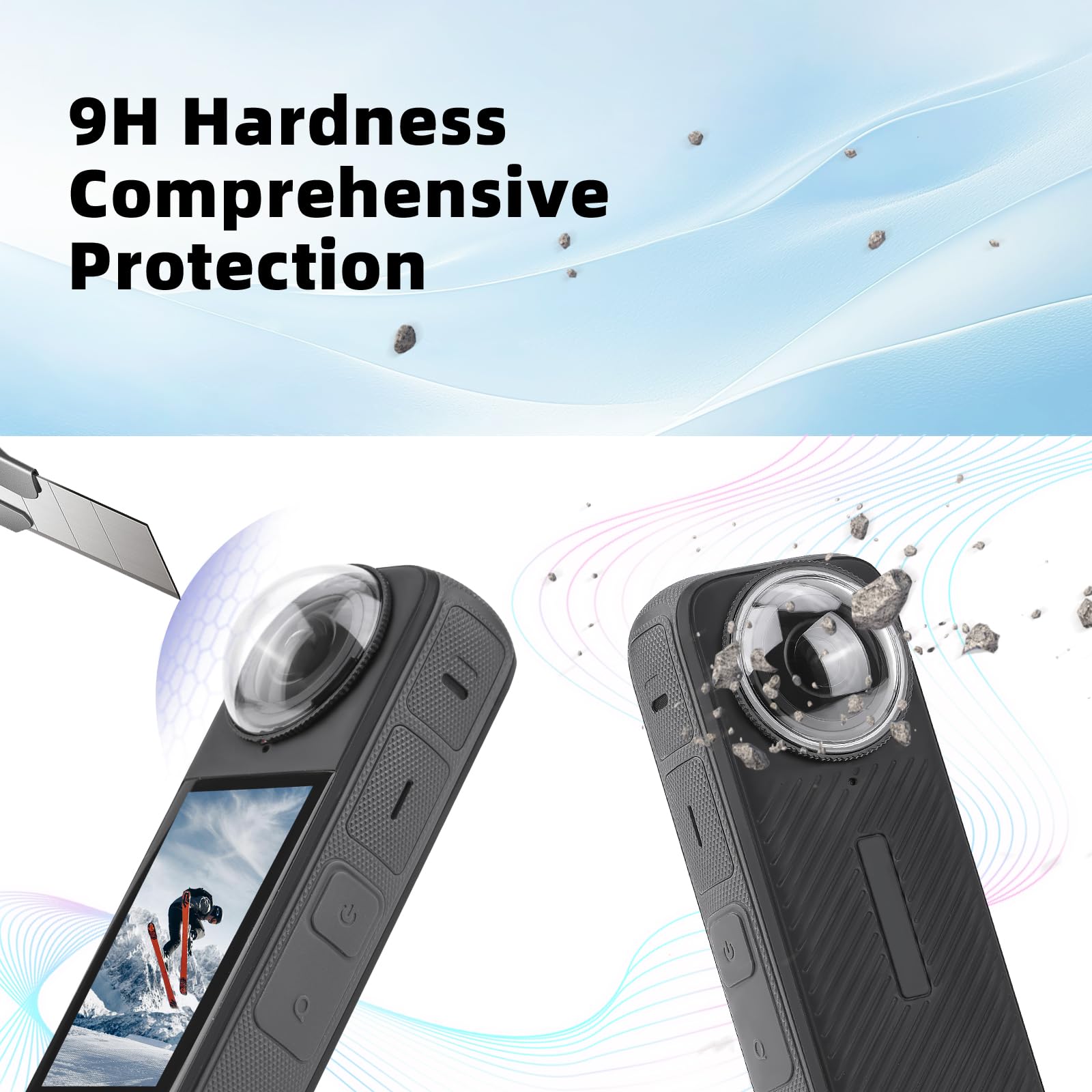 Amazon | Flymile X4 プレミアムレンズガード Insta360 X4用 高透明度