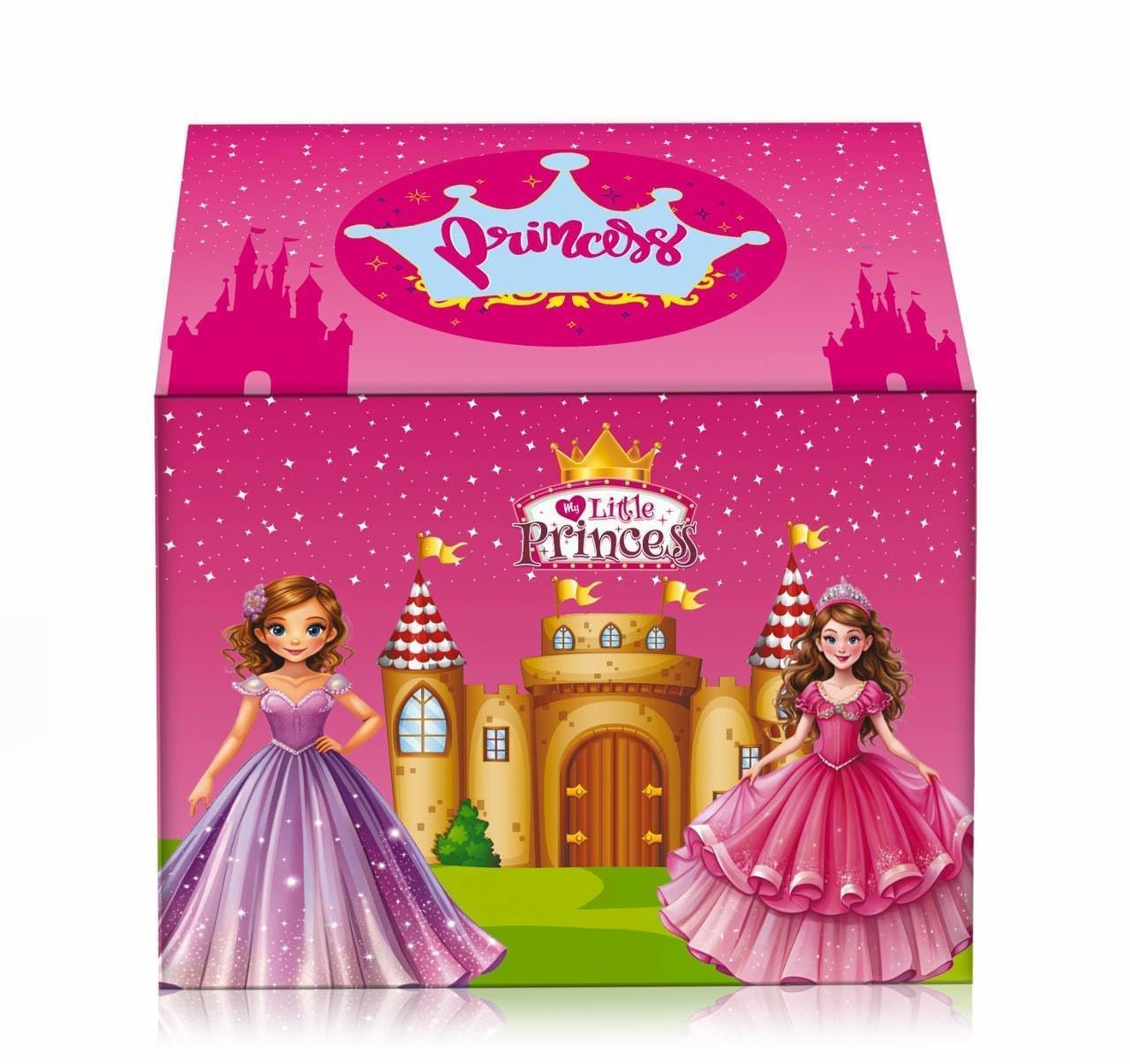 Colorful Kids Play Tent House for Boys & Girls Age 3-10 Years Lightweight Foldable Playhouse Indoor Outdoor Activity Shelter Portable Toy Castle for Bedroom Garden & Travel (Princess Tent House) — Amazon image 3