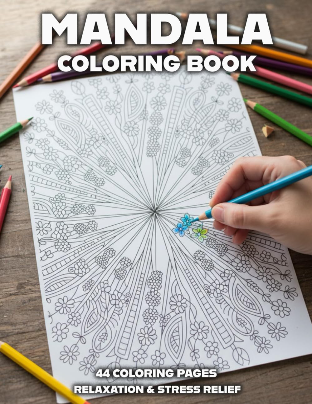 Mandala Coloring Book for Adults: Detailed Geometric Pages for Relaxation, Stress Relief & Mindfulness