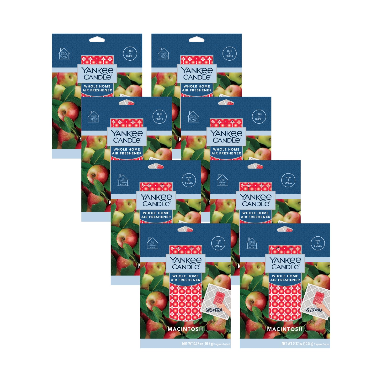 Yankee Candle Macintosh Whole Home Air Freshener (Pack of 8)