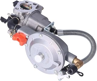 Carburador gerador, conversão de GNL CNG 170G-GX200 Carburador de combustível duplo com alavanca de estrangulamento para Tonco GX200 170F
