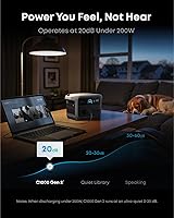 Vista 8 de Anker SOLIX C1000 Gen 2 Estación de energía portátil con panel solar de 200 W, generador solar de 2,000 W (pico de 3,000 W), carga completa en 49