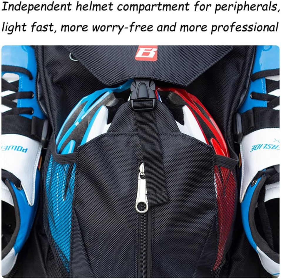 1680D オックスフォード布ローラースケートバックパックインラインスケート収納バッグショルダーバッグ子供と大人用、アイススケートバ