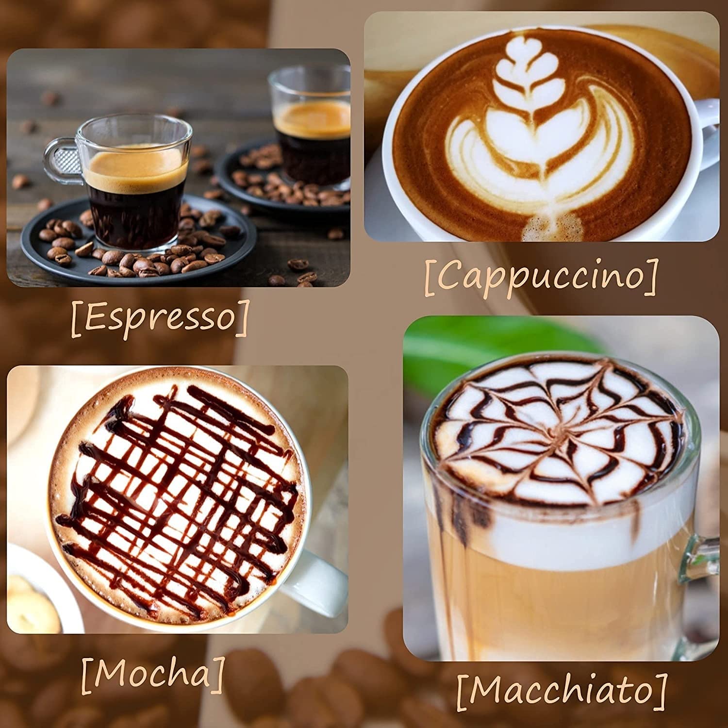 Cafetera Espresso Y Capuchino con Vaporizador De Leche, Compacta Y Profesional, para Café Latte Y Moca, De Acero Inoxidable Cepillado.