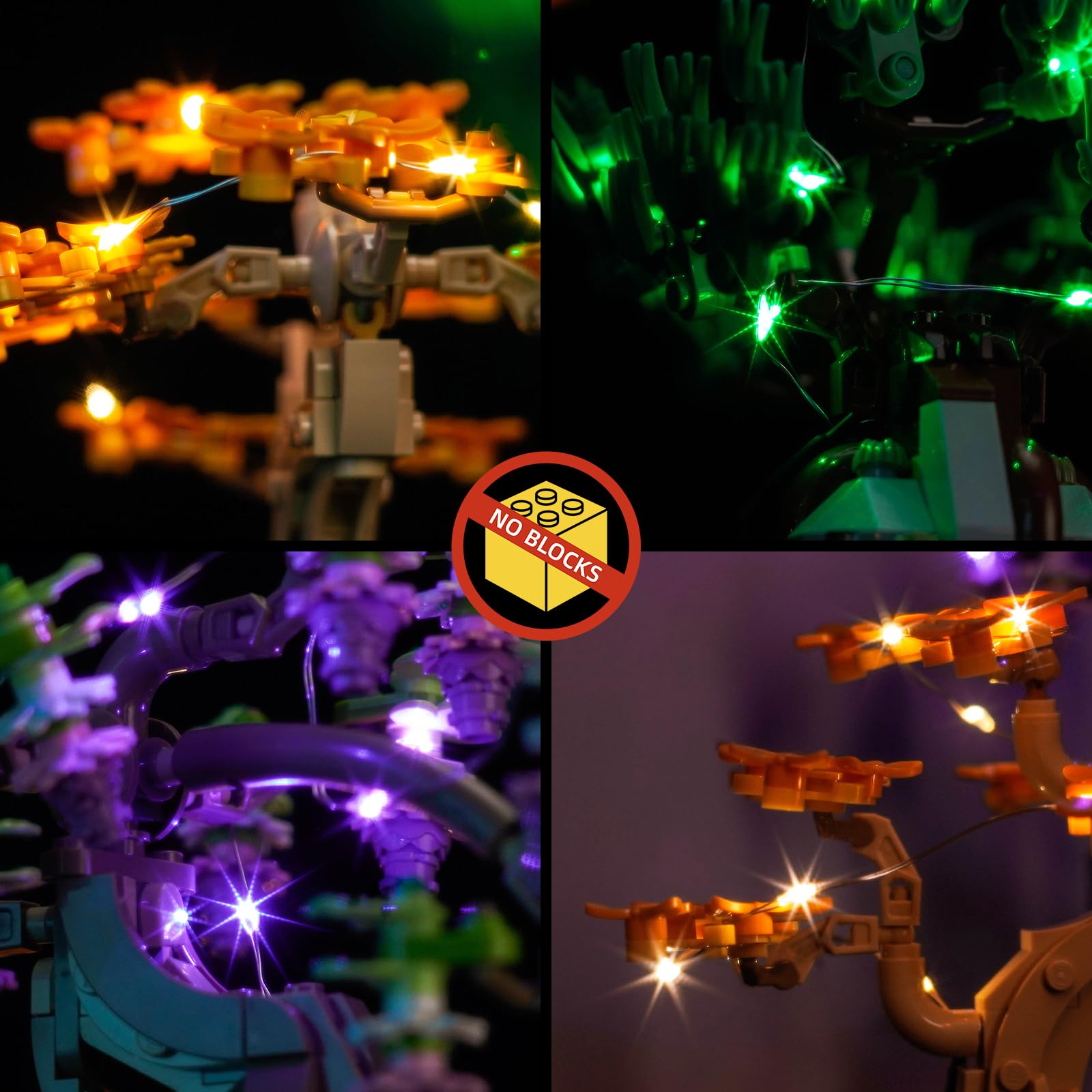 Zestaw oświetlenia LED kompatybilny z Lego 10373 Mini Bonsai Trees Botanical Collection