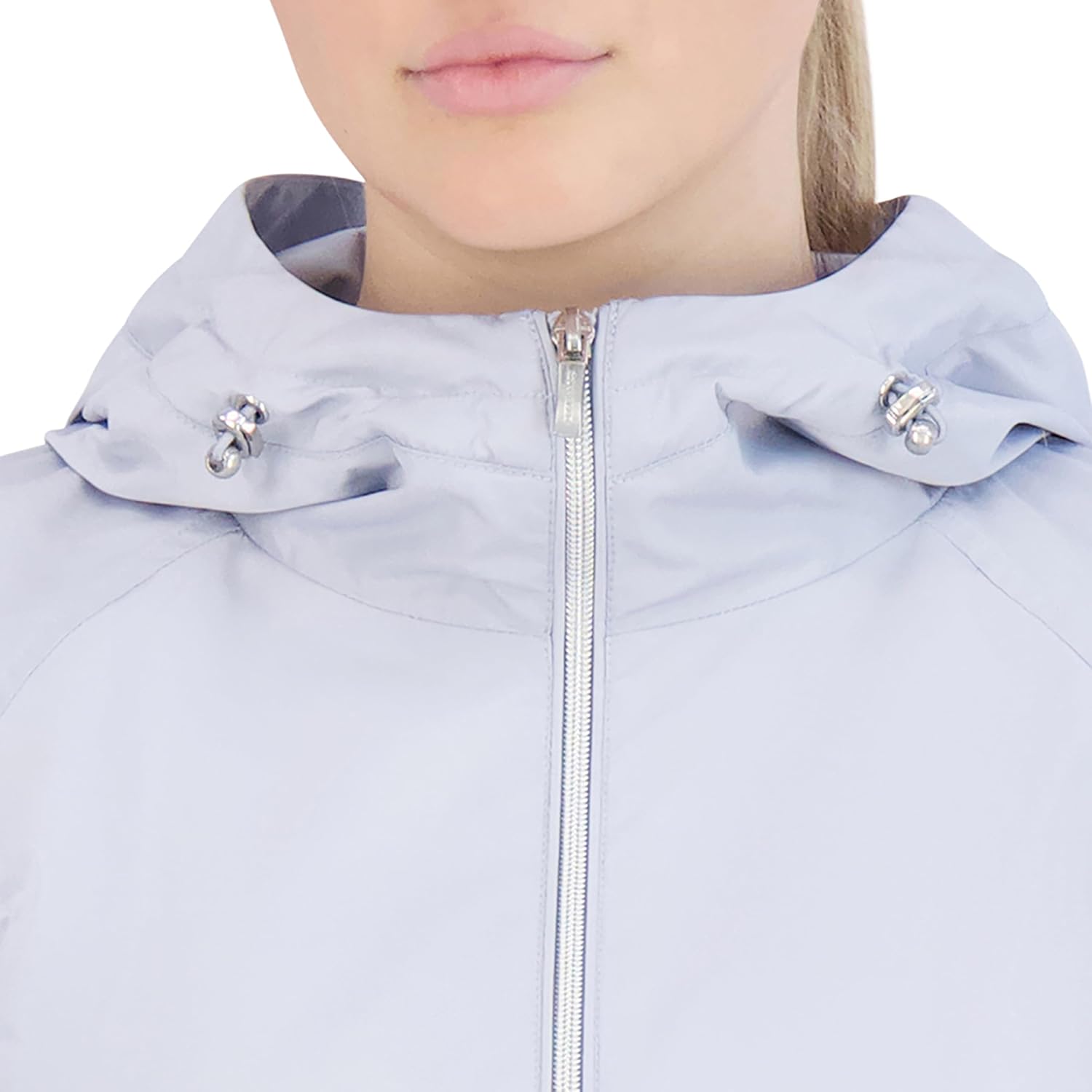 Cole Haan Women's Travel Packable Rain Jacket - Image 5