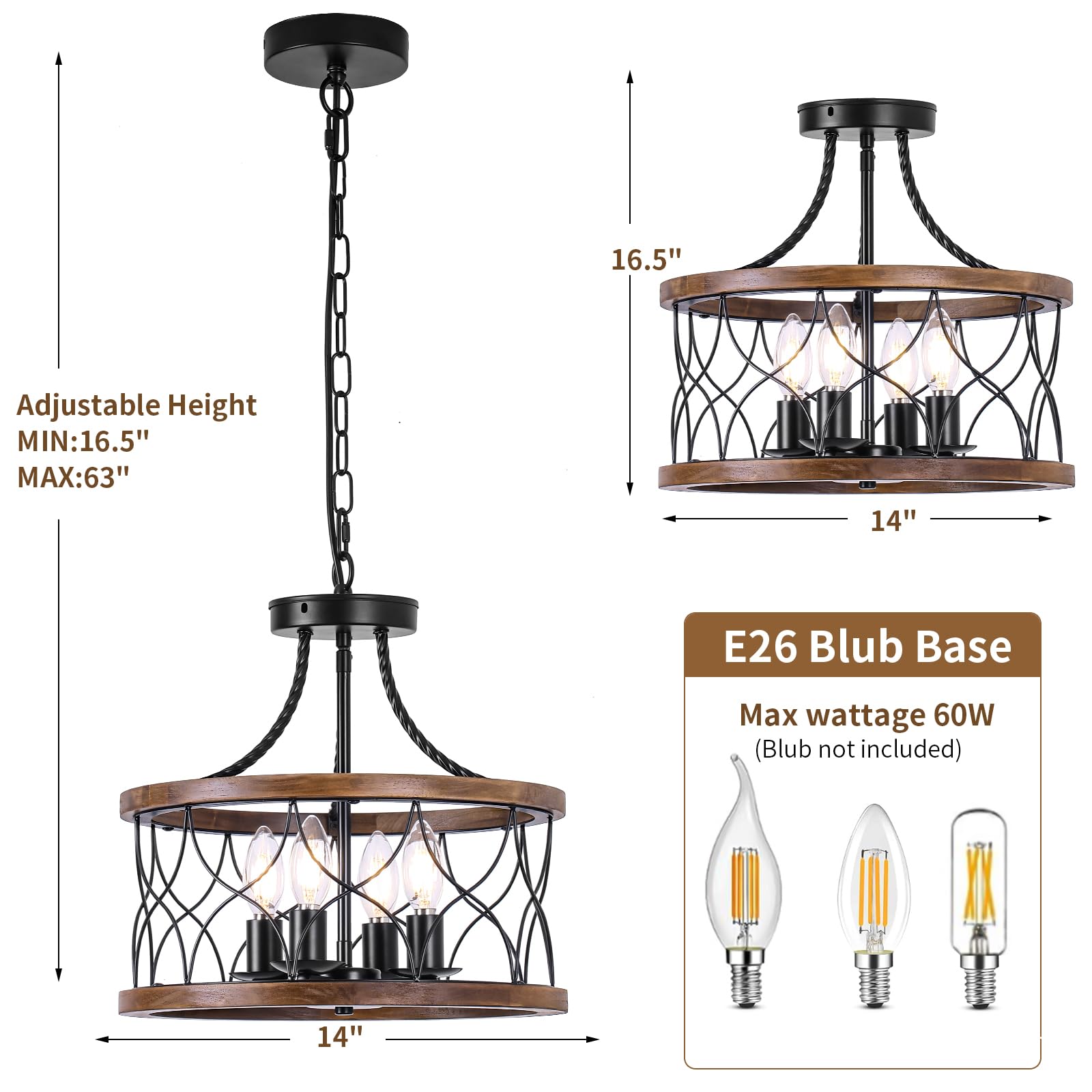 Farmhouse Chandelier 18