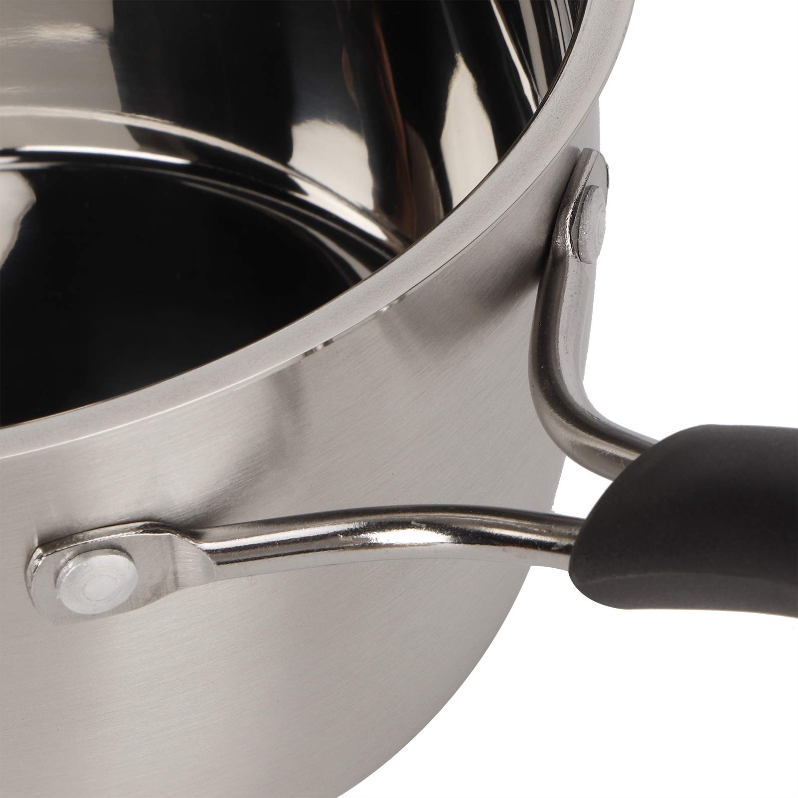 Pot Chauffe-Beurre OVNSHVN 350ml En Acier Inoxydable - Cafetière Turque Avec Bec Verseur Pour Lait, Thé Et Chocolat Pot Chauffe-Beurre OVNSHVN 350ml En Acier Inoxydable - Cafetière Turque Avec Bec Verseur Pour Lait, Thé Et Chocolat