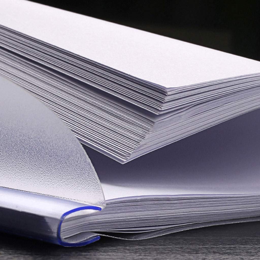 Plastikmappen, Budget Binde, Dateiordner, Berichtsumschläge mit U-Typ-Schiebestange (Kapazität: 60 Blatt), Büro- und Schulbedarf, transparent, Lebenslauf, Präsentation, Dateiordner, Datei-Organizer (F