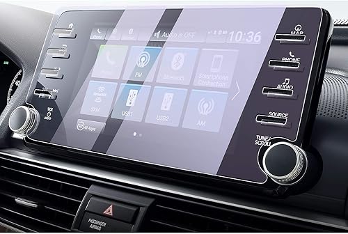 CDEFG - Protector de pantalla para coche con control central y pantalla táctil, protector de pantalla táctil para Accord 2018 2019, cristal templado