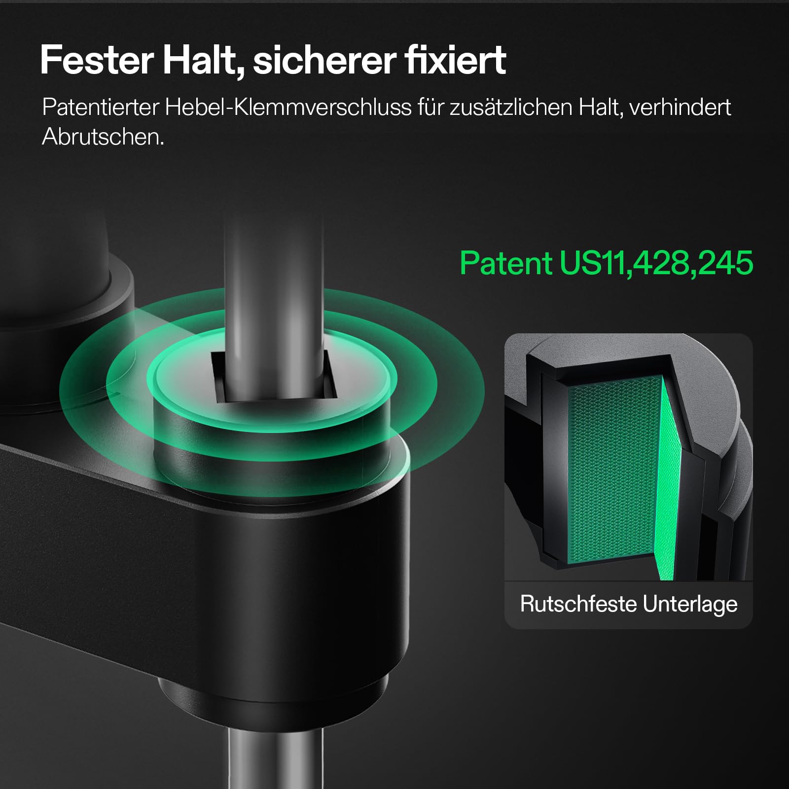 VIVOSUN AeroWave A6 Ventilator mit Clip 150 mm, Automatisch Oszillierend, Leise & Leistungsstark, Stabiler Rutschfester Clip, Umluftventilator für Growzelt & Hydroponik, 2er-Set