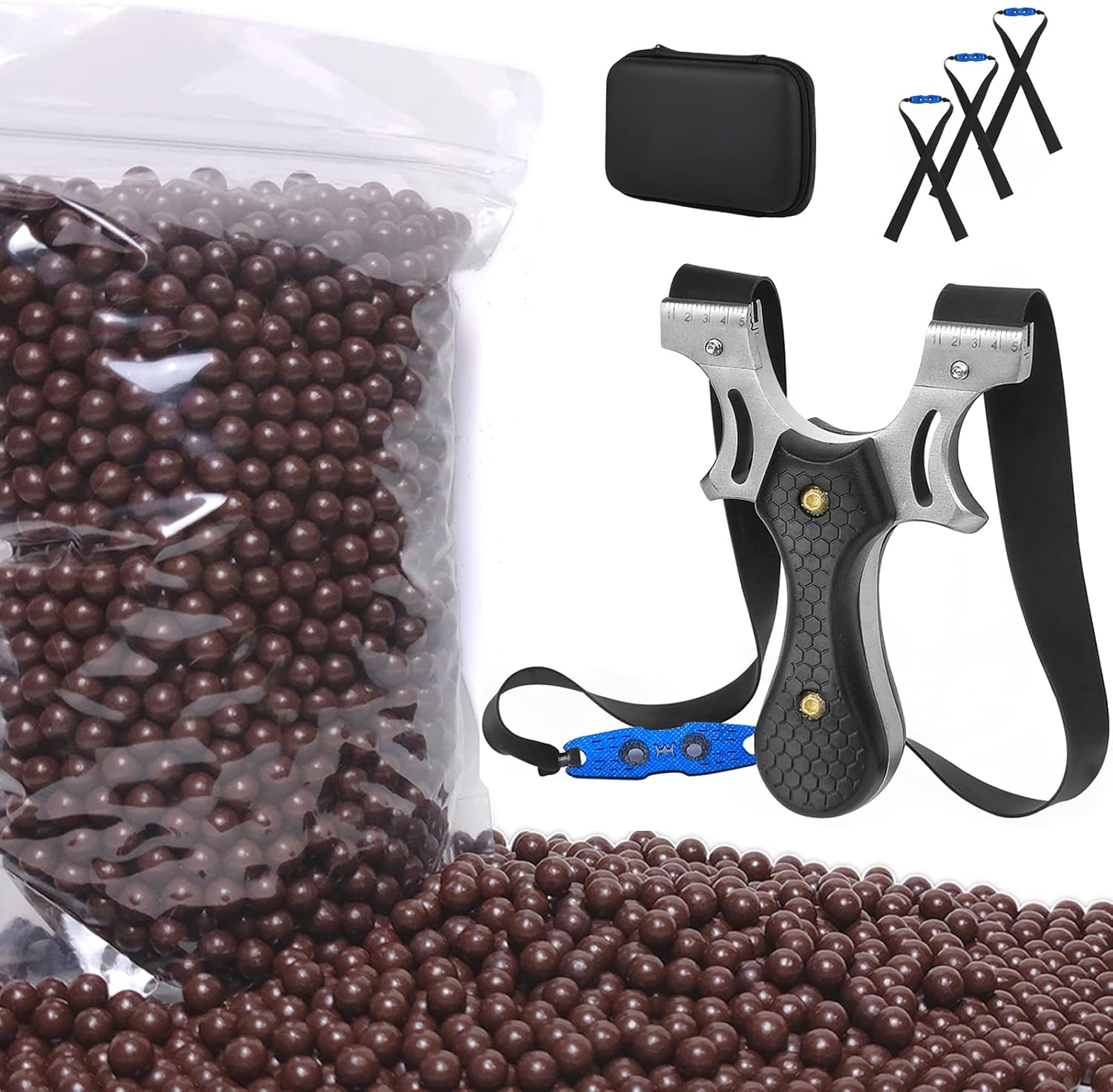 5000pcs Slingshot Ammo 3/8 Inch, Stainless Steel Slingshot for Adults.