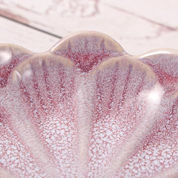 Amosfun 3pcs Ceramic Sunflower Plates Flower Shaped Seasoning Dishes for Soy Sauce Dipping Sauces Condiments Sushi Appetizers Japanese Style Tableware for Home Restaurant Picnic