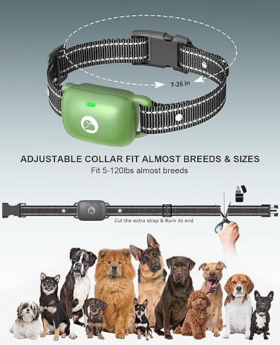 Miniatura 6 de Collar eléctrico de entrenamiento para perros con control remoto de 1640 pies, E-Shock, bloqueo de seguridad con 3 modos de entrenamiento seguros,