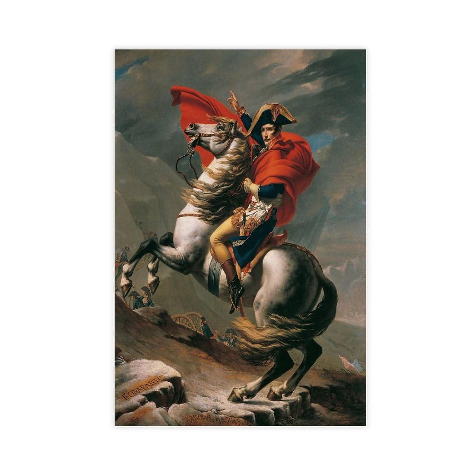 Bareronor Napoleón Bonaparte Canvas Poster for Office Decor Gift