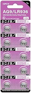 Amazon.com: LR936 Button Batteries, High Energy Density, Long Life ...