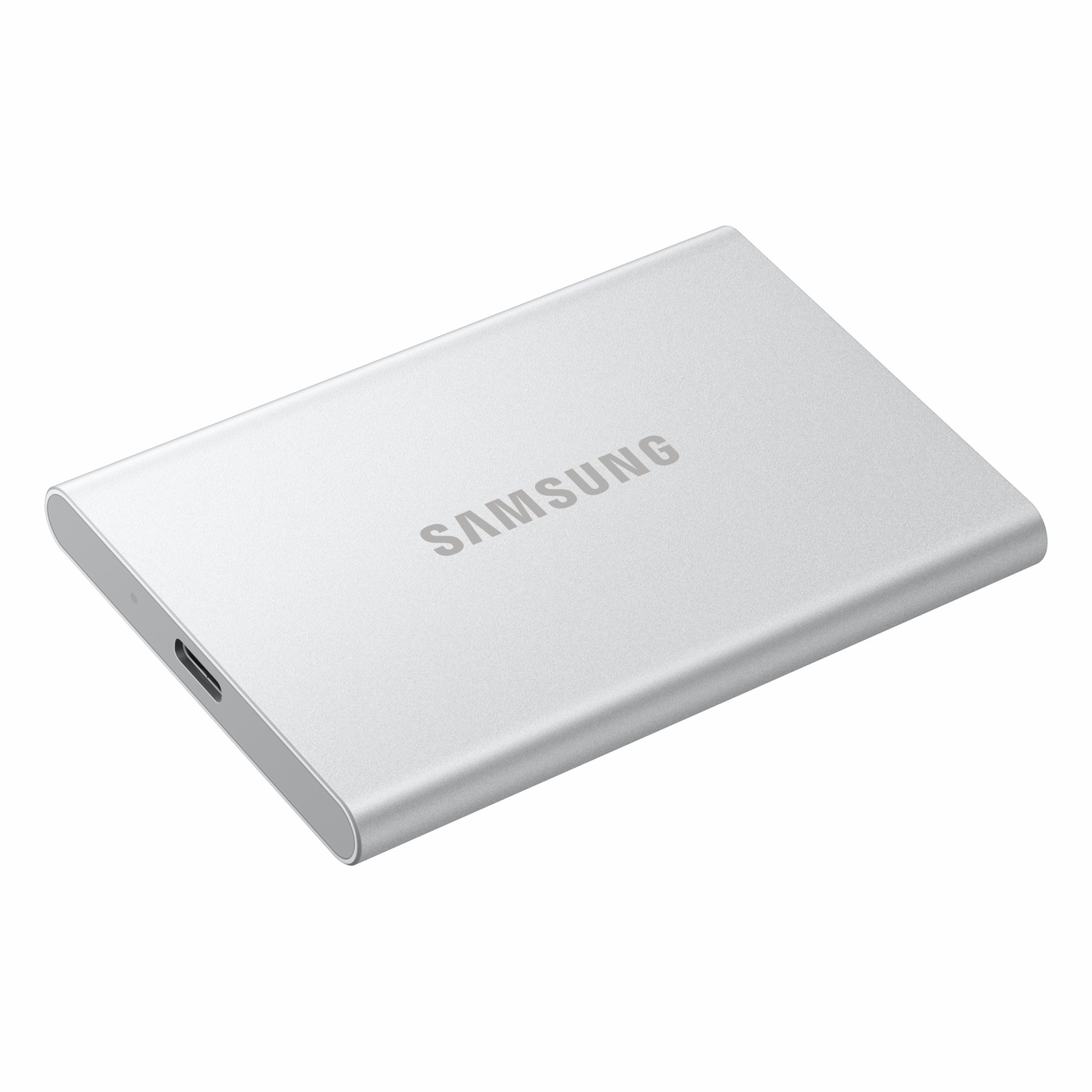 Samsung T7 Resurrected SSD Externo 1TB, hasta 1.050 MB/s, USB 3.2 Gen 2, Resistente a caídas hasta 2 m., para Youtubers, Creadores de Contenido, Data Back up y Gaming, Mac Compatible, MU-PD1T0G