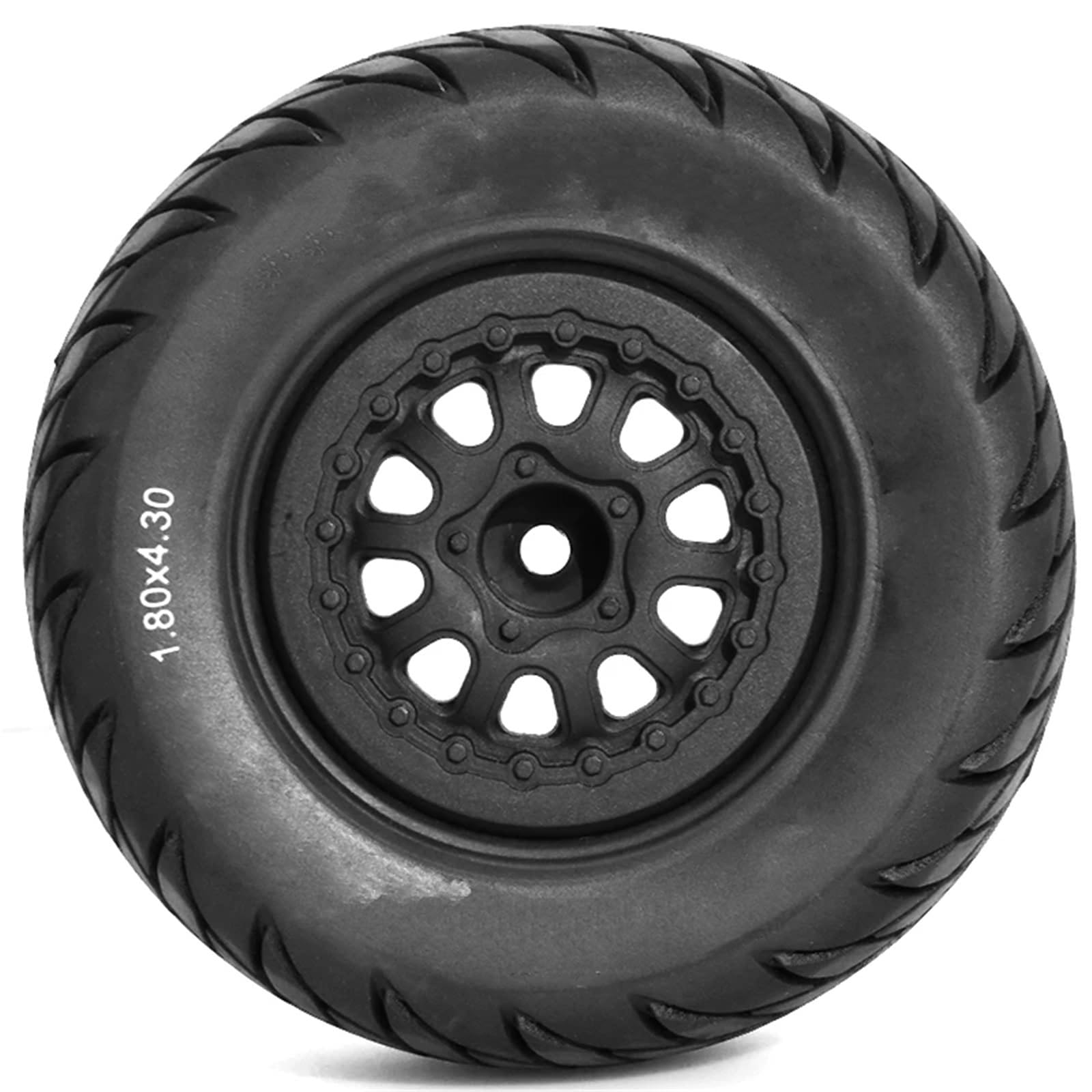 para Slash para Arrma para Senton para HuanQi 727 para Vkar 10sc para Hpi 1/10 112mm Rueda Neumáticos con 12mm Hex RC Coche Camión Recorrido Corto Piezas NeumáTicos RC