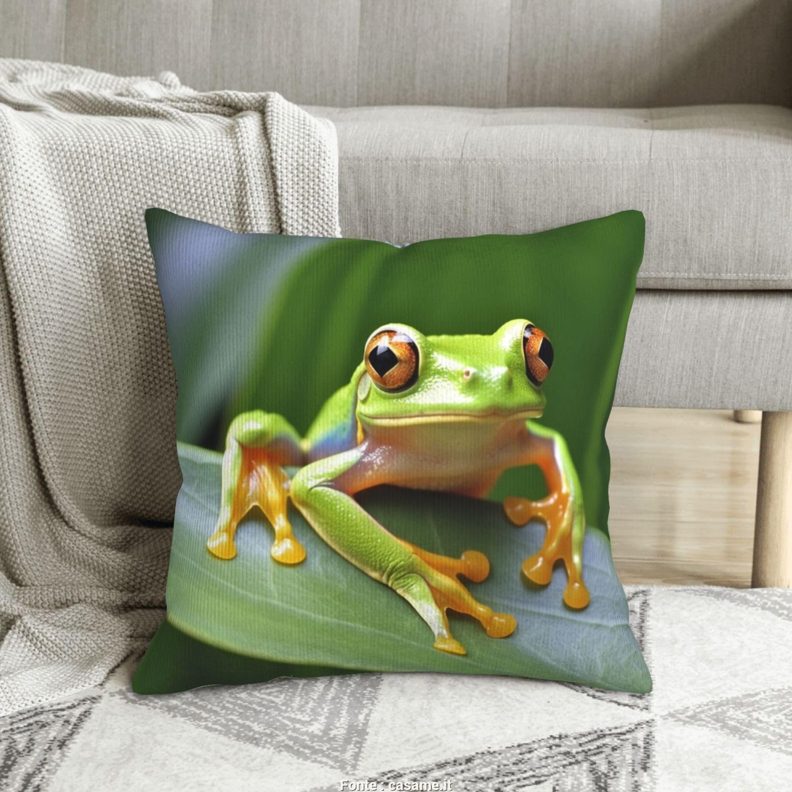 Housses de coussin velours côtelé lavables pour rénover un canapé usé