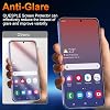 Paquete de 2 protectores de pantalla mate antirreflejo y de privacidad para Samsung Galaxy S25 Plus, vidrio templado 9H, tacto suave y sensible, compatible con desbloqueo por huella 5