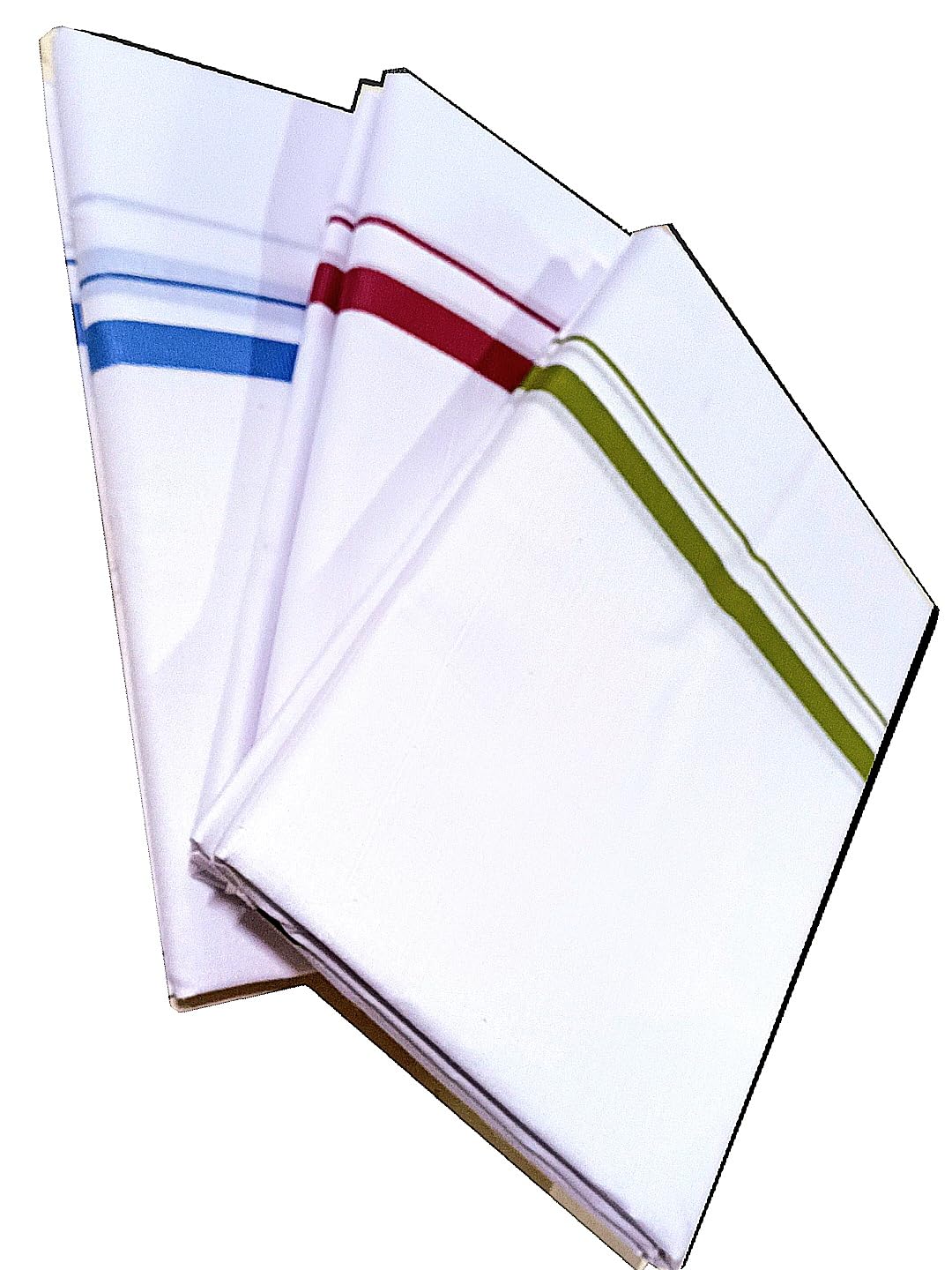 Cotton White DHOTIES 2 Meters 3PCS-image-24