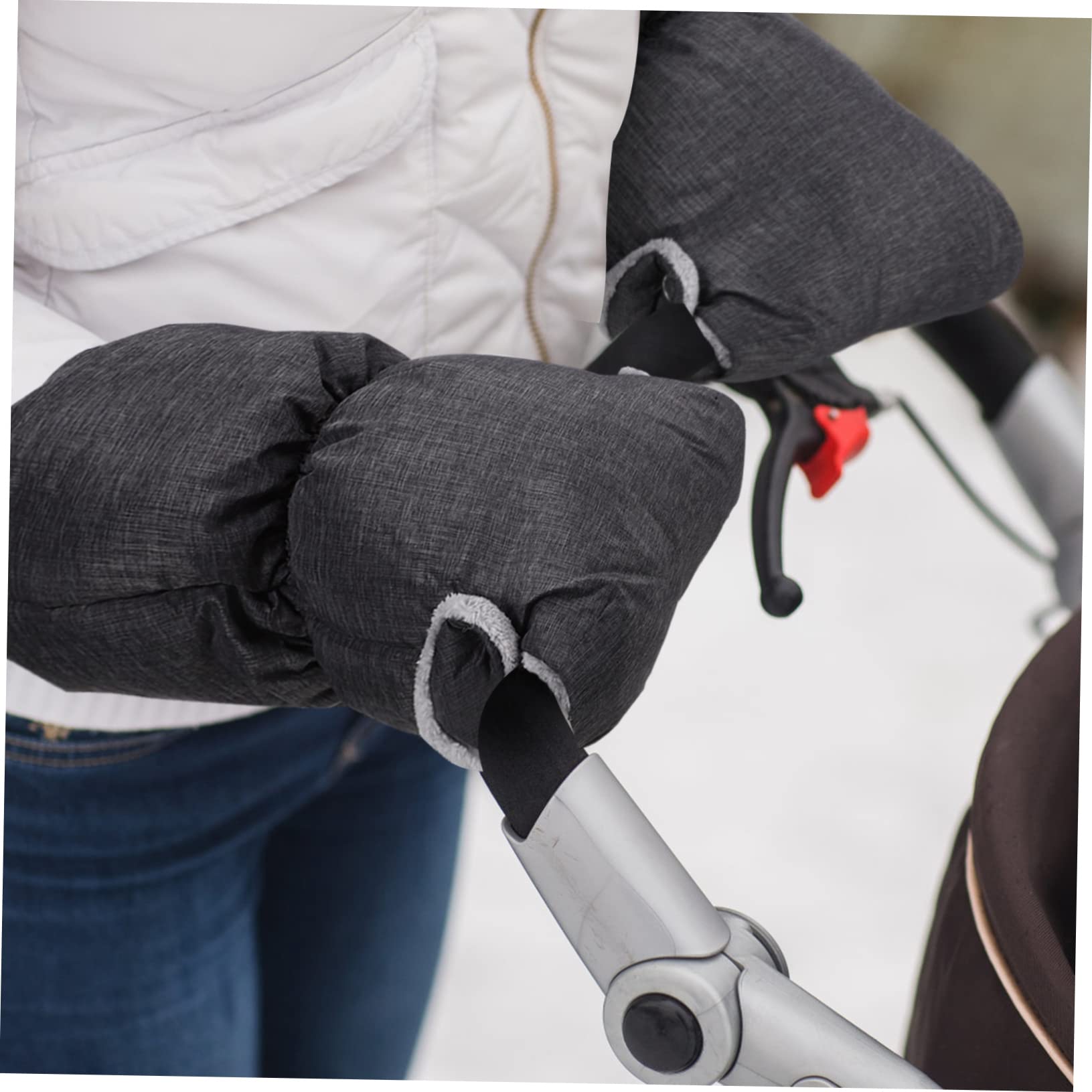 ibasenice 5paires De Poussette Chaud pour Moufles Hiver pour Parents avec Élastique Et Intérieur Polaire Accessoire Pratique pour Froid Lors