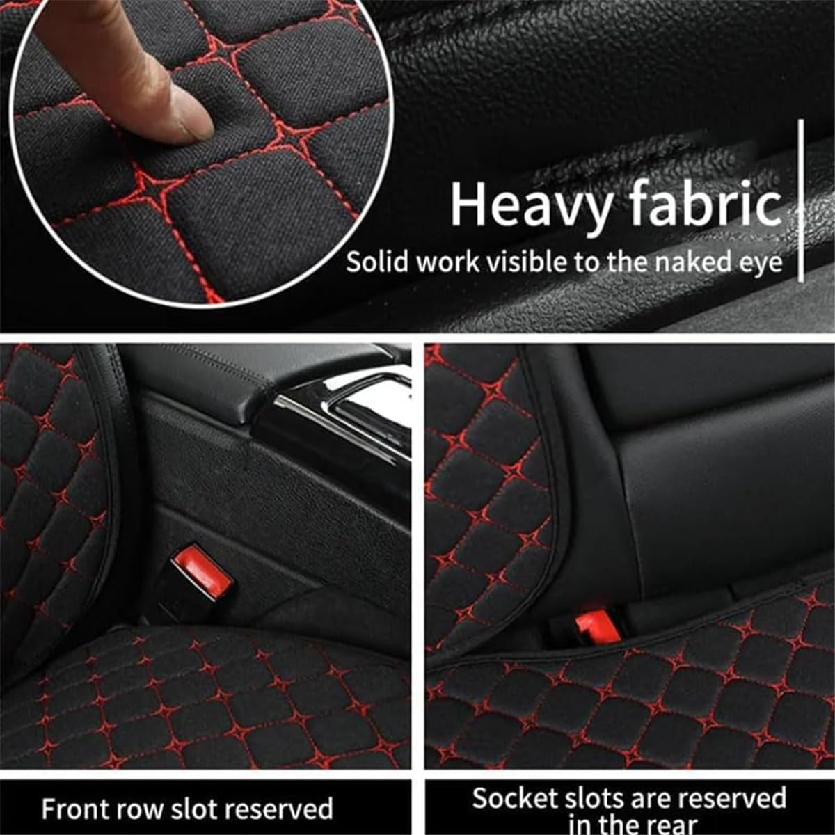 Housses De Siège Auto Pour Audi A3 Sportback (8V) 2016-2020 - 2 Pièces Avant, étanches Et Respirantes - Protection Complète