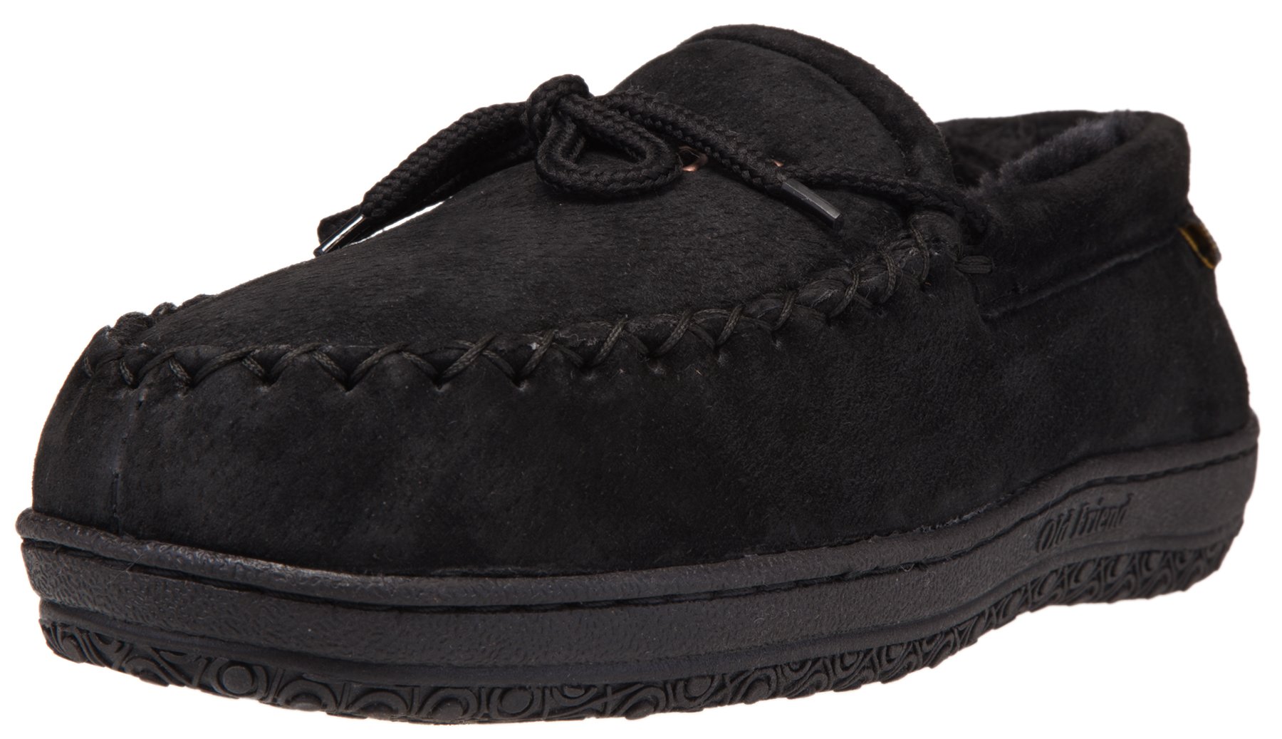 Old Friend Mens Loafer Moccasin Slippers Slip-On Indoor Outdoor Comfortable Casual Shoes