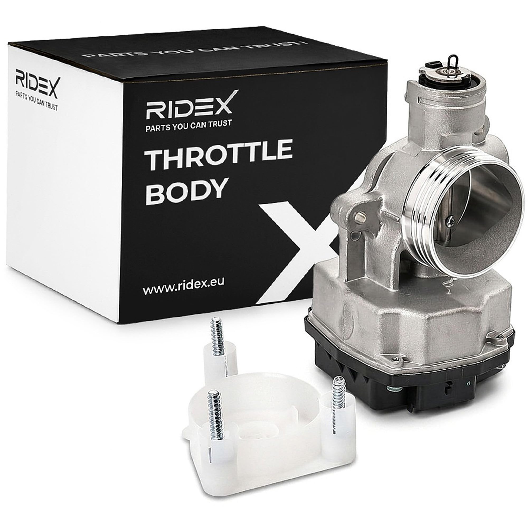 RIDEX Boîtier papillon électronique 12V, Compatible avec PEUGEOT 206 3/5 portes 2A/C 1635R8 9640796280