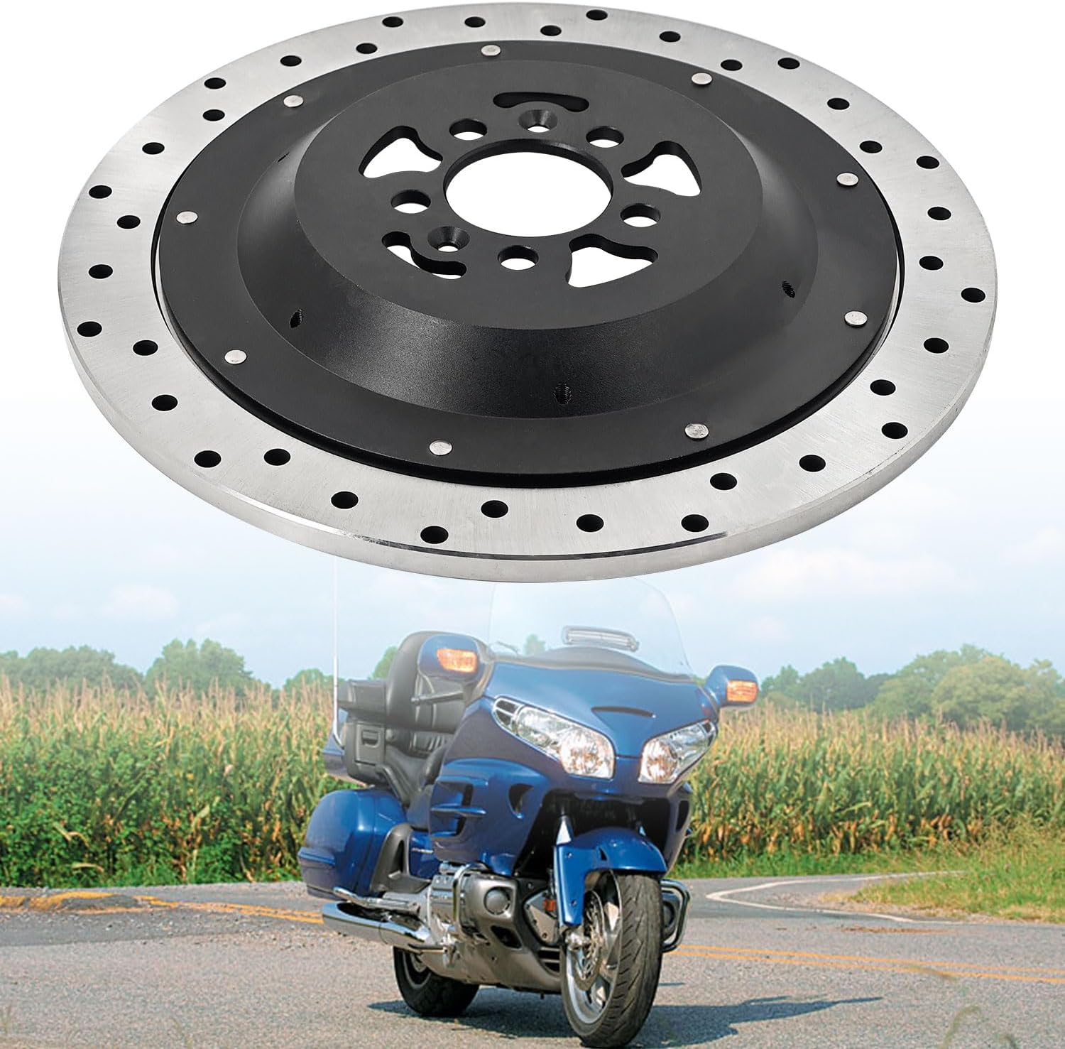 43250-MCA-013 Rear Disc Brake Rotor Fits for Honda Goldwing GL1800 1800 2001-2017# Not F6B Models