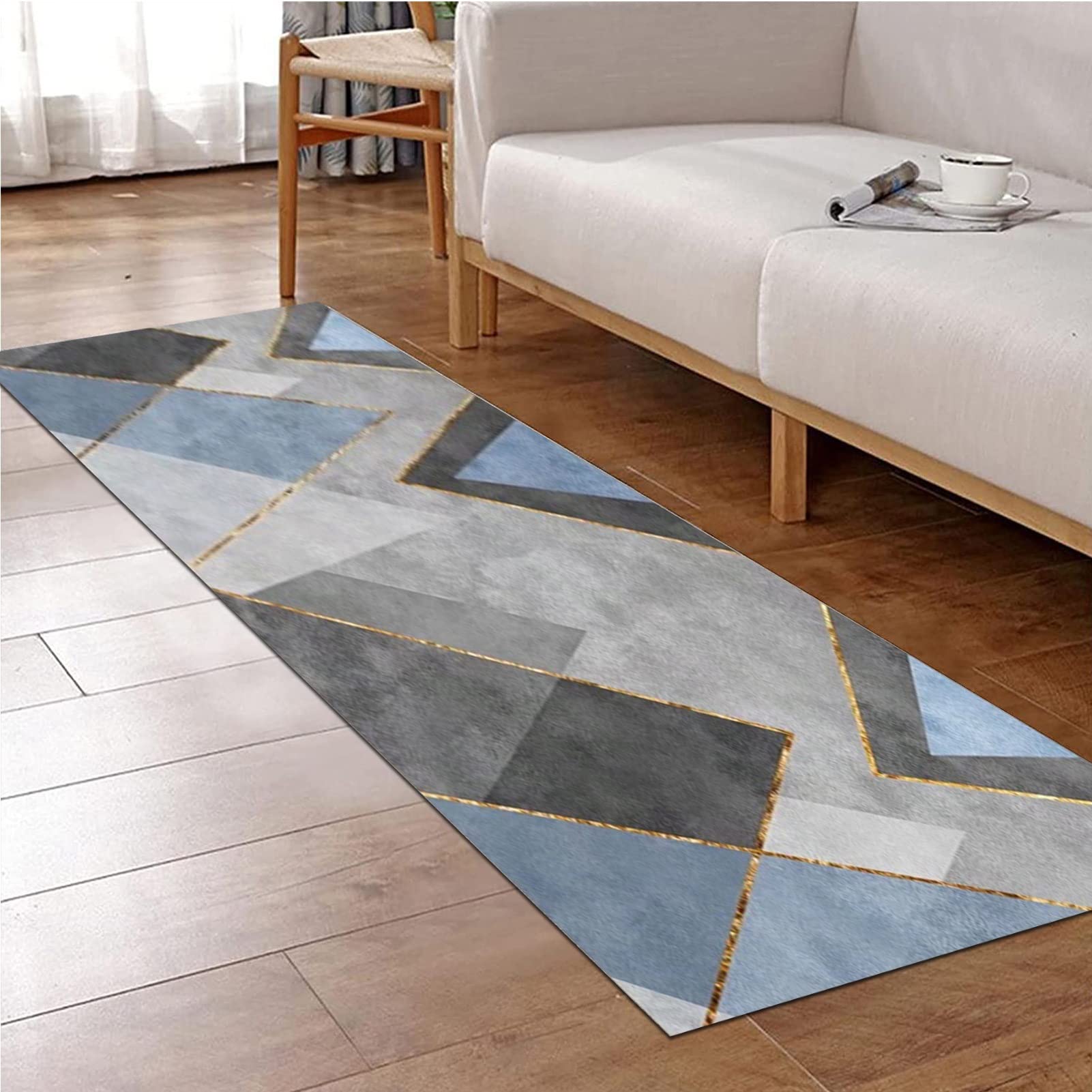 Tappeto Runner Lavabile Per Corridoio – Lungo E Antiscivolo, Morbido In Poliestere, Dimensioni Personalizzabili (es. 100x350cm), Per Ingresso, Cucina E Scale