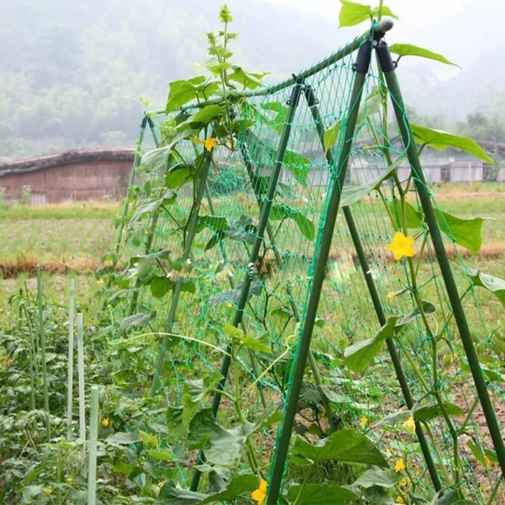Rete Protettiva in Plastica Rete da giardino flessibile in corda in nylon di supporto for piante multifunzione for rampicanti for verdure(2-5m)