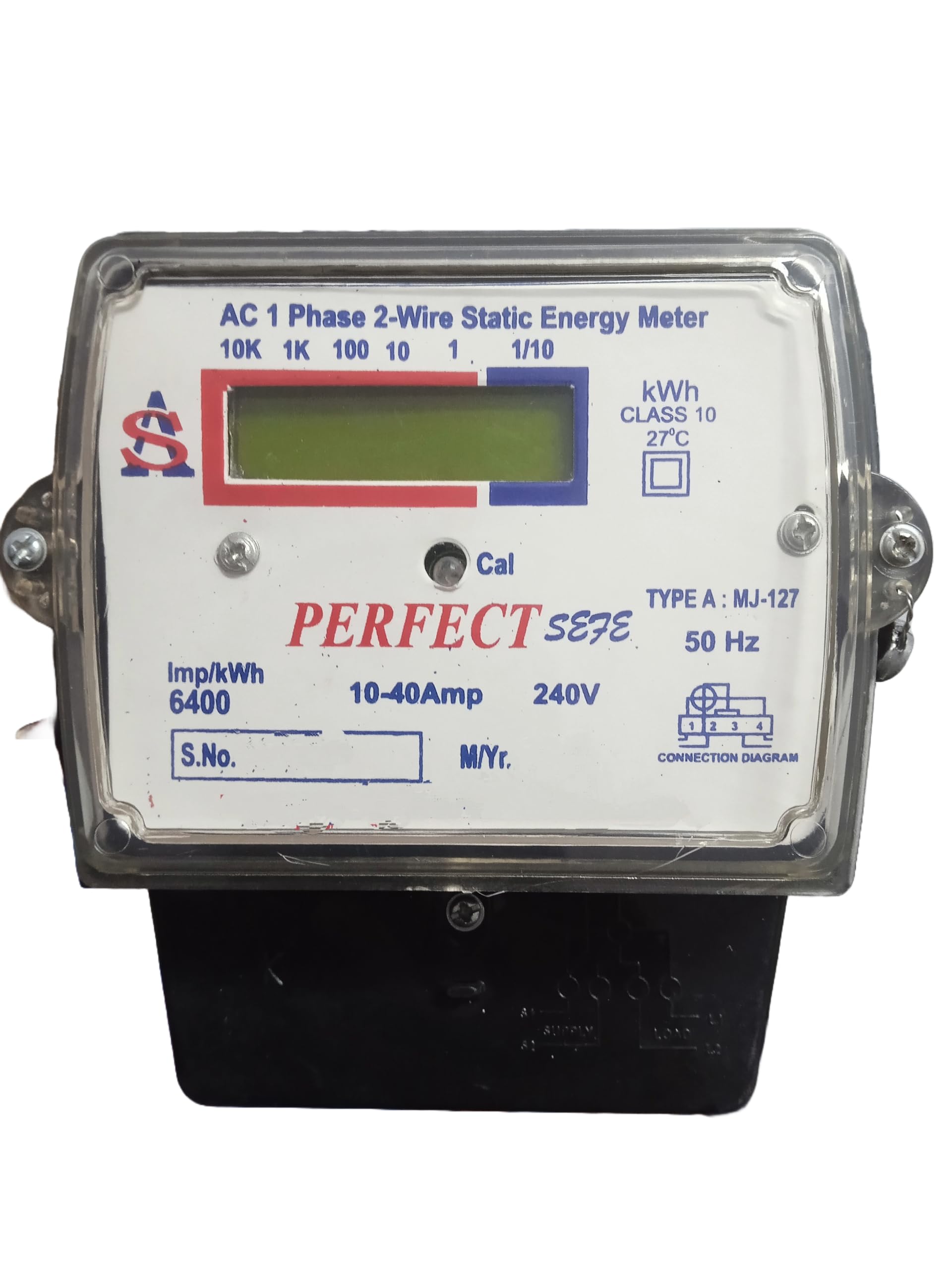 Perfect Single Phase LCD Energy Meter, Submeter Electricity Meter For Reading (B0CPM42VTS) Amazon Price History, Amazon Price Tracker