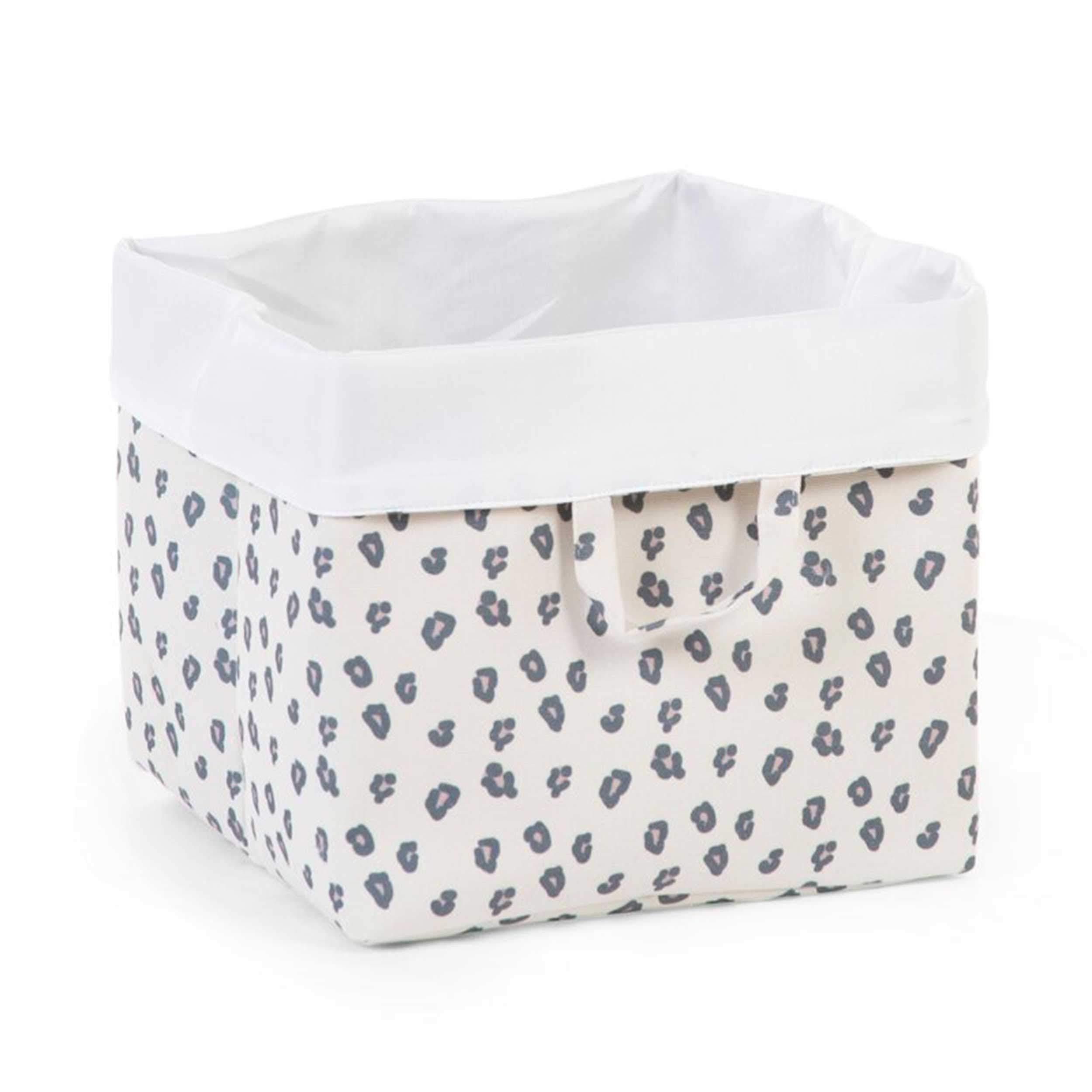 Panier en toile Childhome léopard au design soigné 32cm