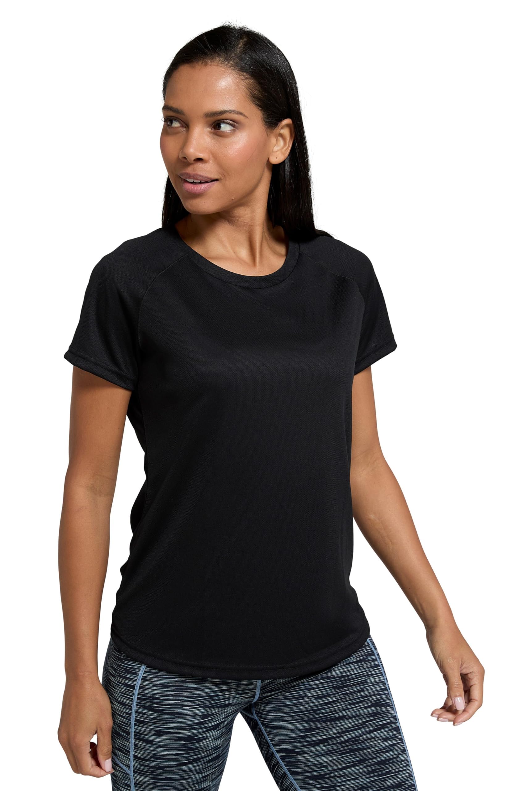 Mountain Warehouse Endurance Womens T-Shirt - IsoCool Ladies Top, UV Protection UPF30+ Tee, Breathable & High Wicking - for Spring Summer, Running, Travelling