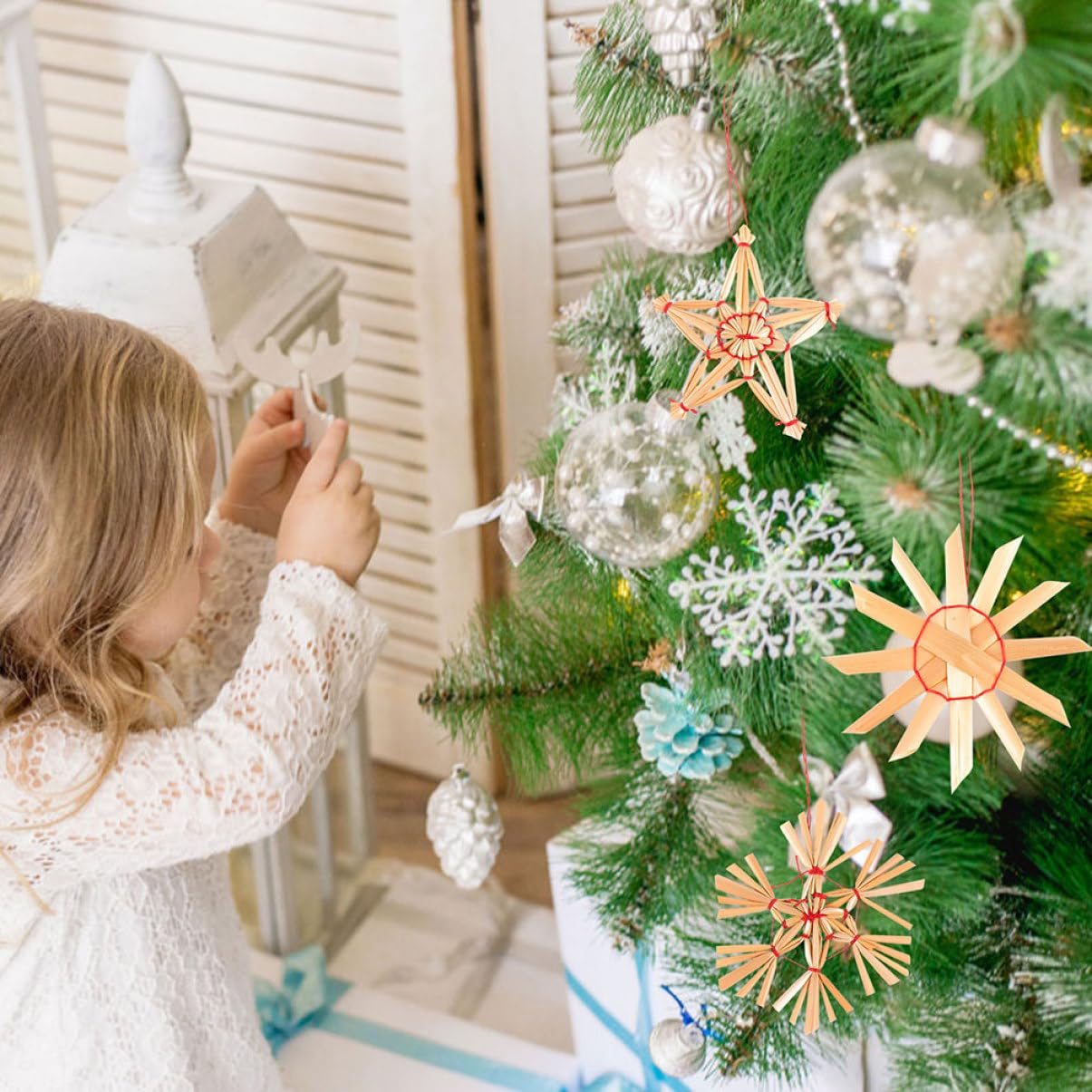 PRETYZOOM 2 Sätze -anhänger Weihnachtsdekorationen Weihnachtskugeln Als Ornamente Handgefertigte Weihnachtsdekoration Weihnachtsanhänger Aus Partyzubehör 2 Boxen * 2