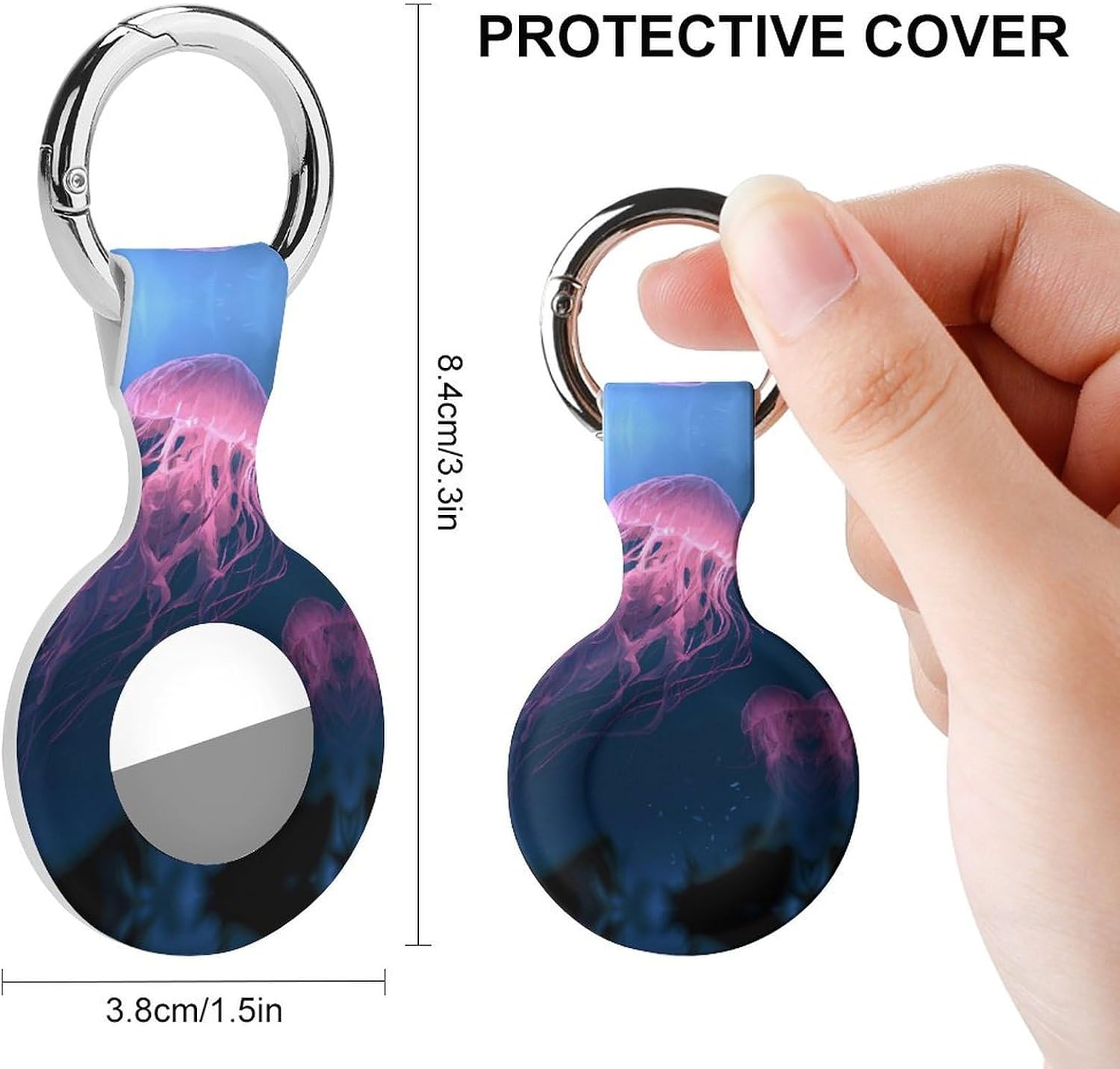Glowing Jellyfish Protective Case Shockproof Cover 1PCS image 2