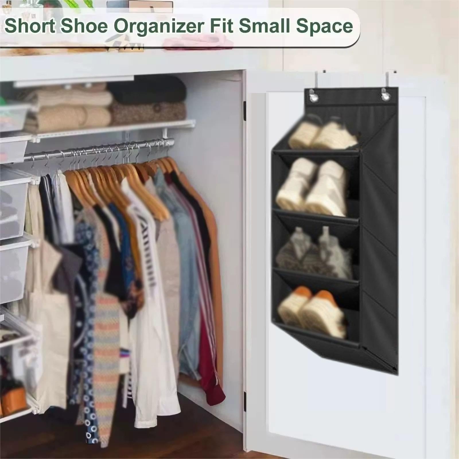 Organizzatore di scarpe sopra la porta, scarpiera sospesa for riporre