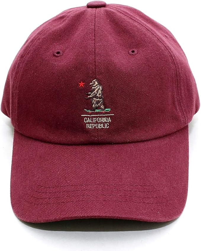 Amazon ローキャップ 帽子 ロウ キャップ 刺繍 ワンポイント メンズ レディース アメカジ 07 Kkc163 バーガンディー キャップ 通販