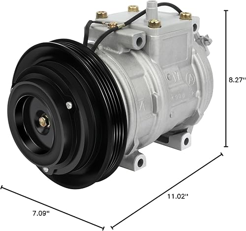 Miniatura 119 de ECCPP Compresor de CA 2001-2006 apto para Hyundai Santa Fe 2.7L Compresor de CA de enfriamiento rápido con embrague