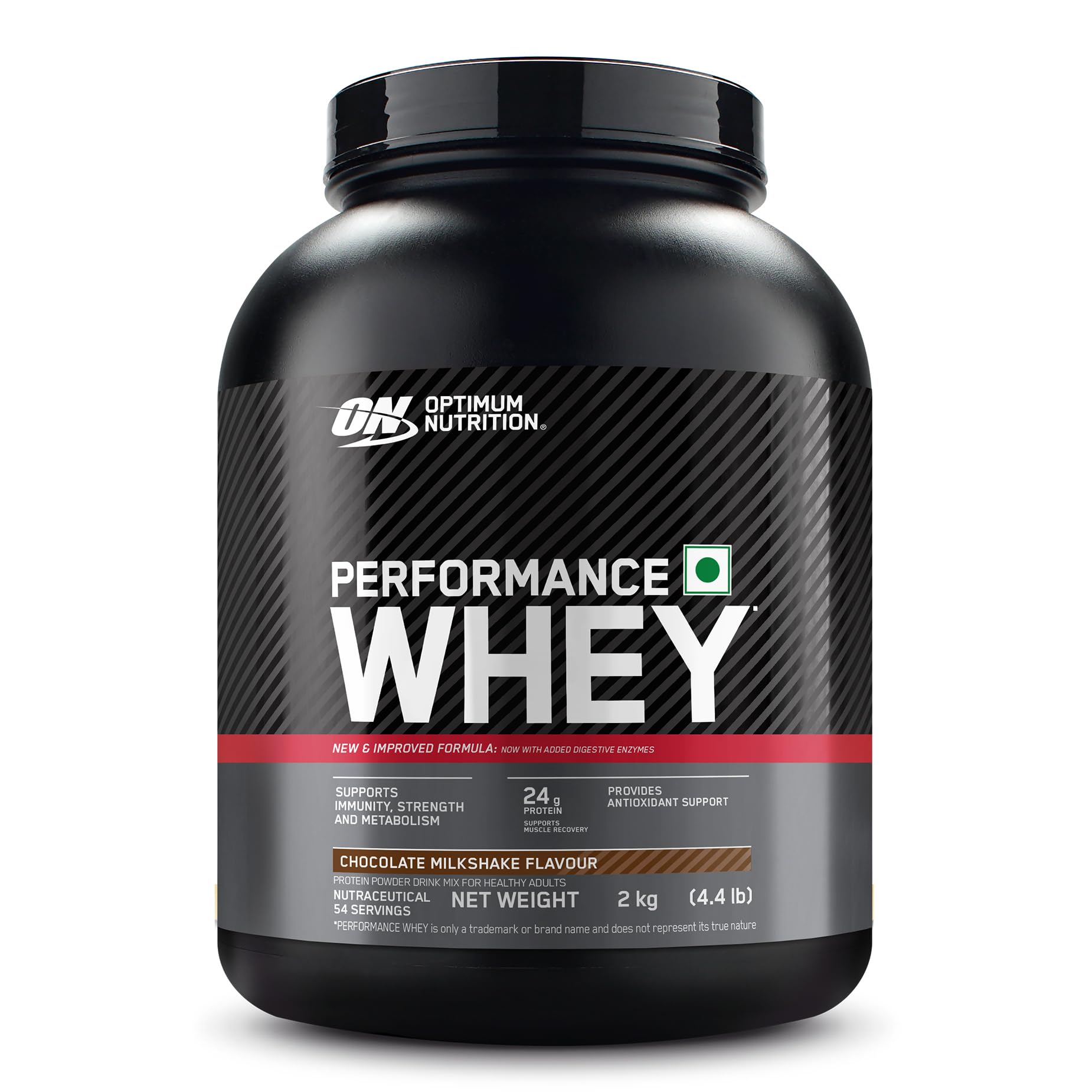 Optimum Nutrition (ON) Performance Whey Protein Powder, 24g Protein,2Kg (Chocolate Milkshake), Ultra-Filtered and Concentrated All-Whey Protein-image-30