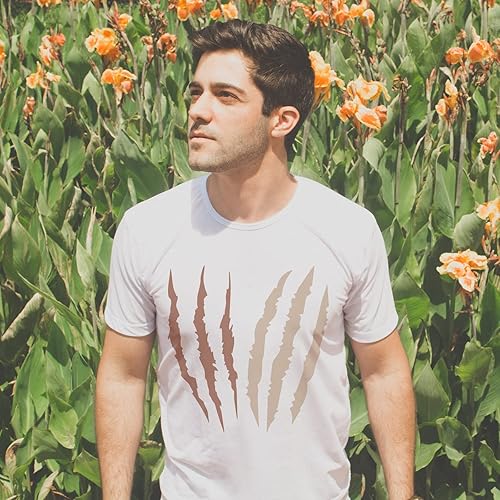 Miniatura 5 de FINGERINSPIRE Plantilla de marcas de garra de 11.8 x 11.8 pulgadas, plantillas de marcas de arañazos de animales, plantilla de plástico con patrón