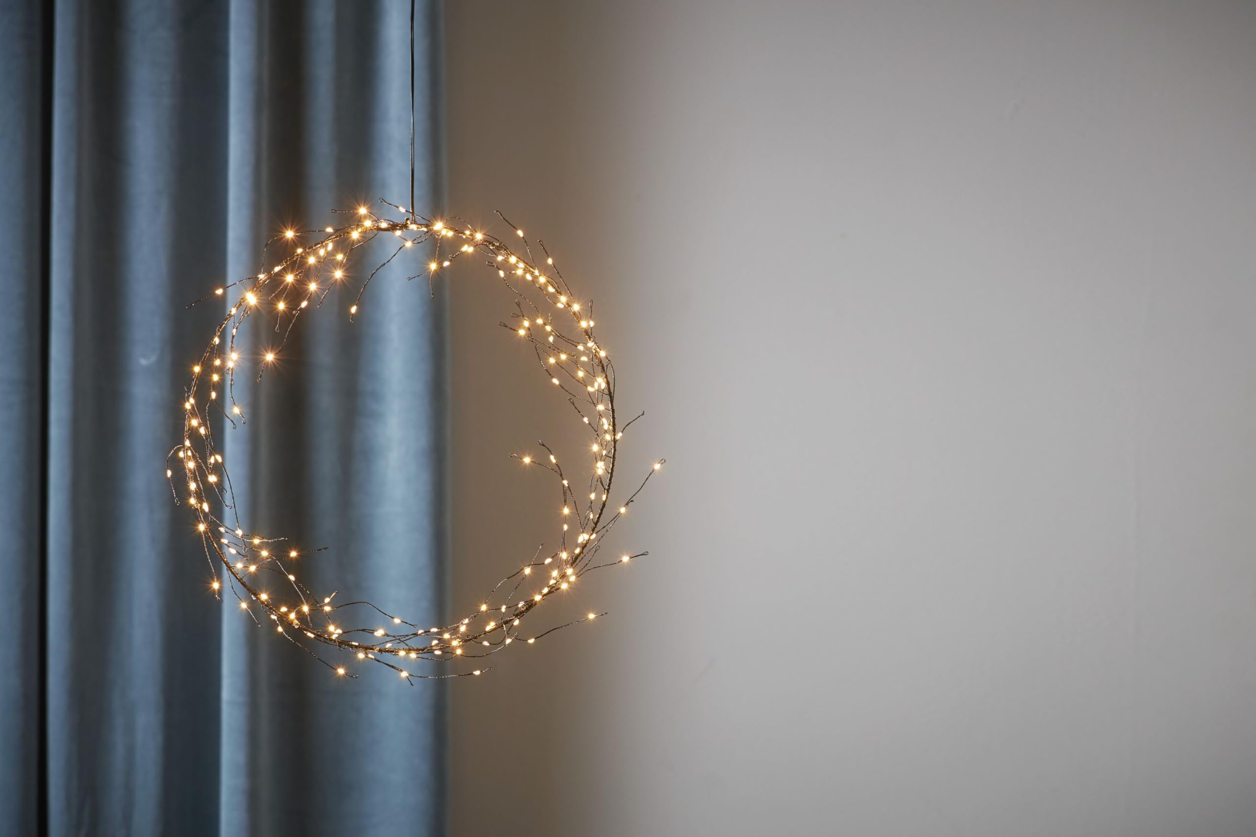 Eglo 410933 - LED Kerst Krans voor Buiten EDMONTON 80xLED/0,064W/30
