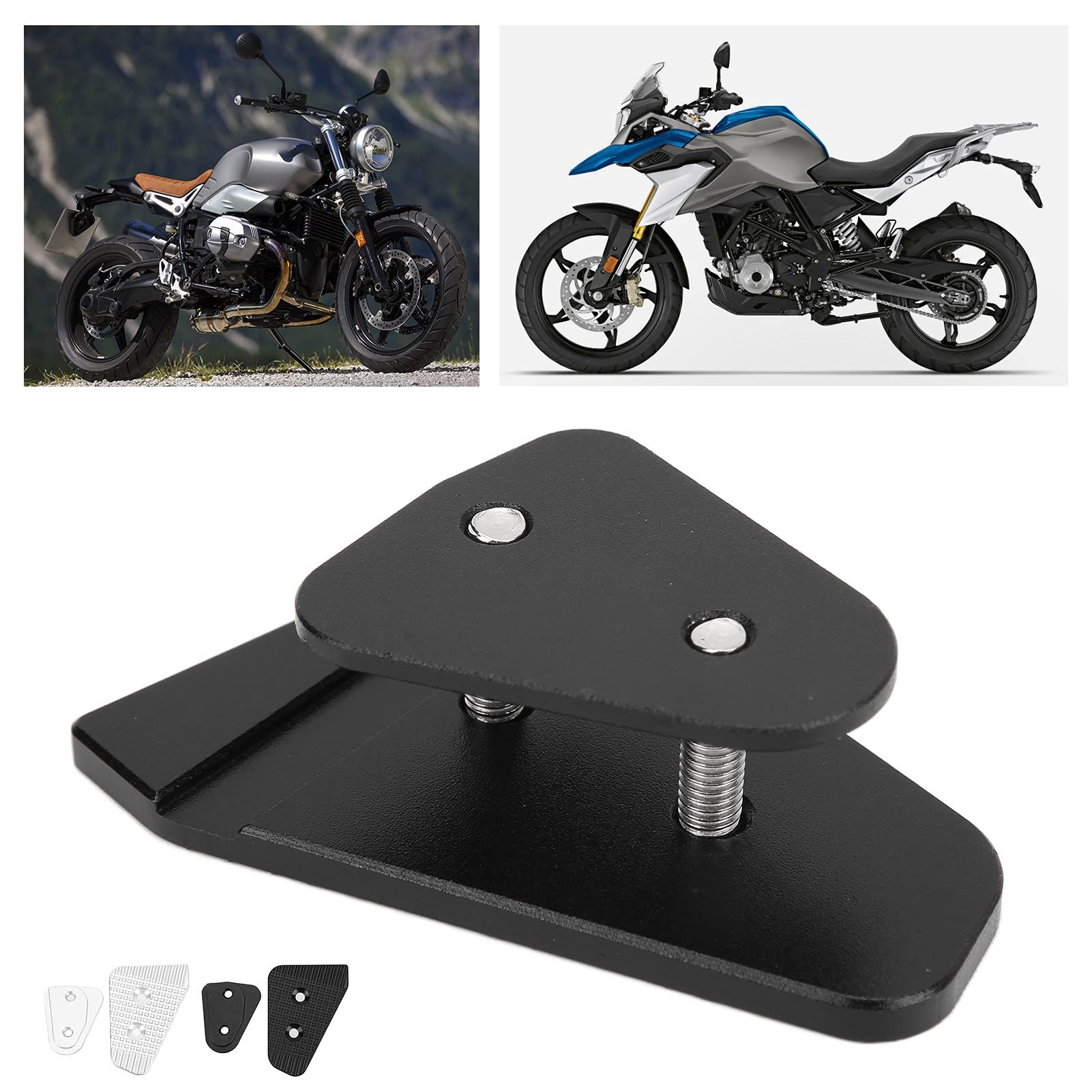 Qiilu Ingranditore del Pedale del Freno Pedale della Leva del Freno Ingrandire Pad Estensione Leva del Freno Ingranditore Sostituzione per G310GS G310R F750GS F850GS(Nero)