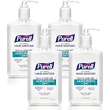 Purell 2in1 Moisturizing Advanced Hand Sanitizer Gel, 12 oz Pump Bottle (Pack of 4) - 3698-06-EC