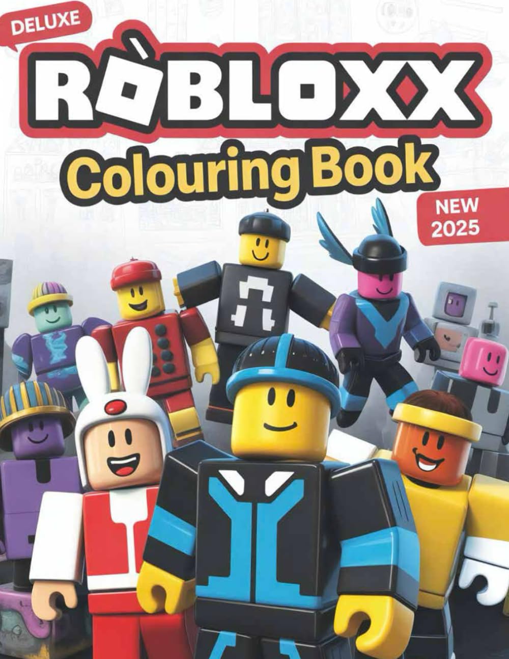 Creative Blocky Characters Coloring Book – Fun Adventure for Kids