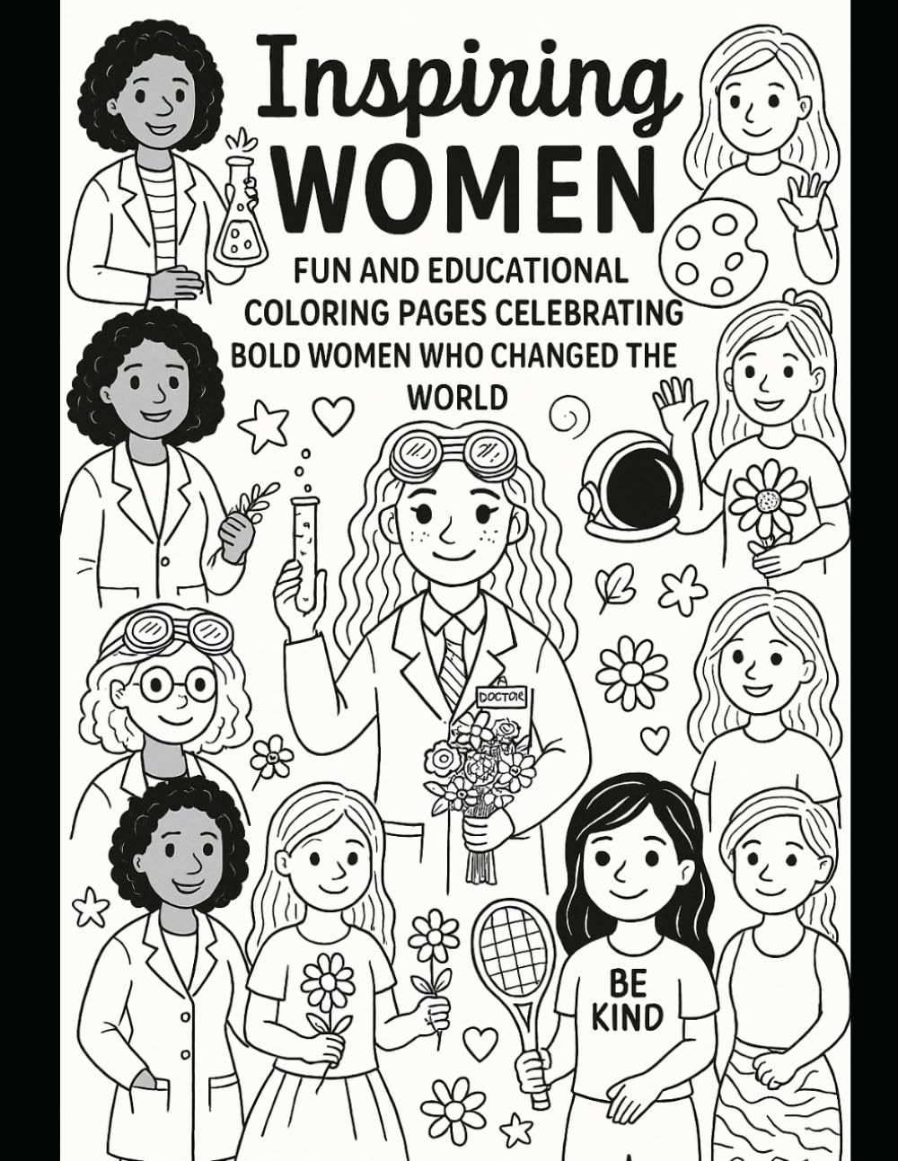 Inspiring Women: Fun and Educational Coloring Pages Celebrating Bold Women Who Changed the World