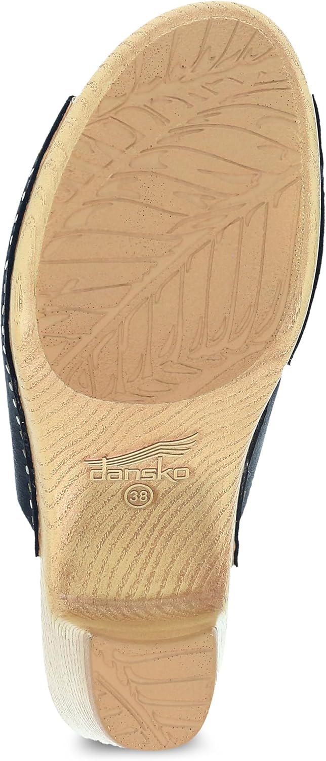 Dansko Tandi Peep Toe Sandal for Women - Soft Leather Treated with Scotchgard for Stain Resistance - Cushioned, Contoured Footbed for All-Day Comfort - Image 3