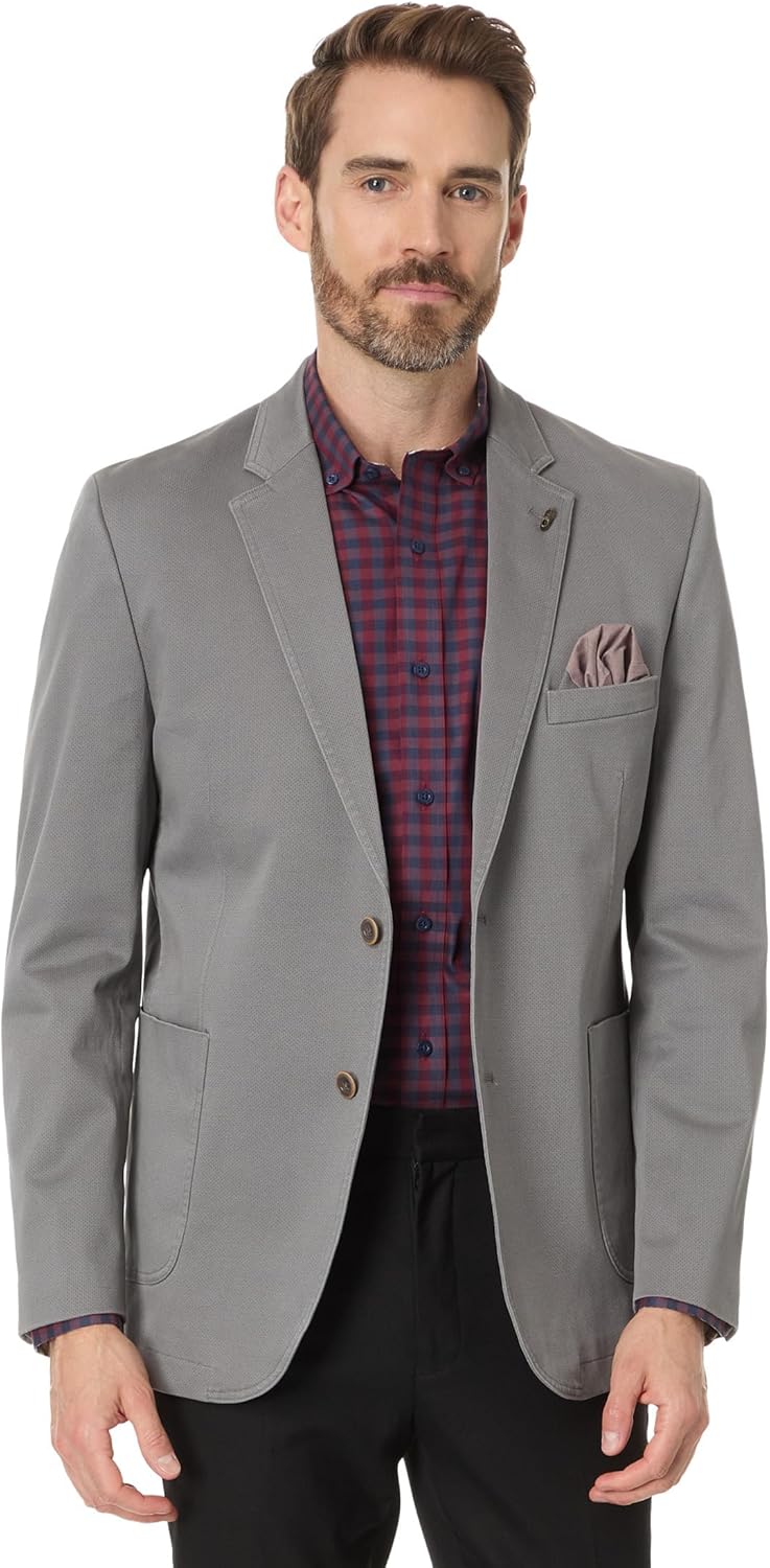 Johnston & Murphy Mens Washed Cotton Blazer